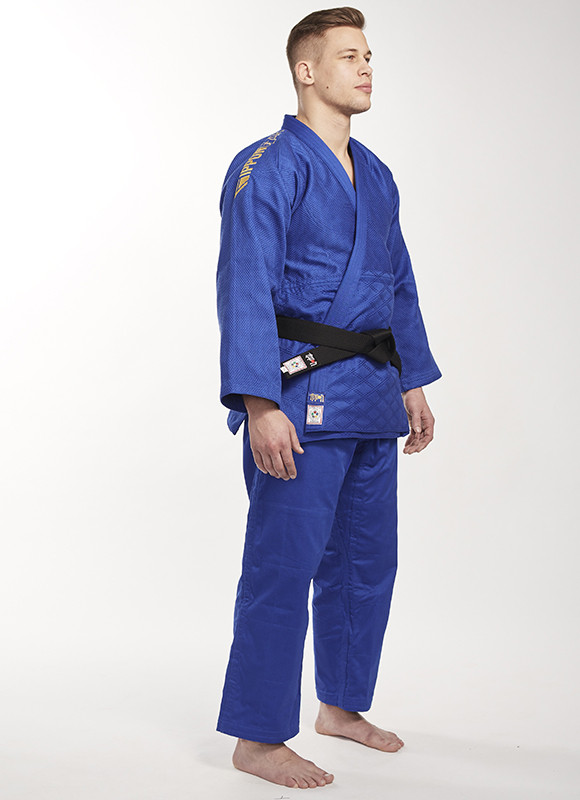 Куртка дзюдо IPPON GEAR Legend IJF Slim Fit синий 155 JJ690SB - фото 4 - id-p165363278