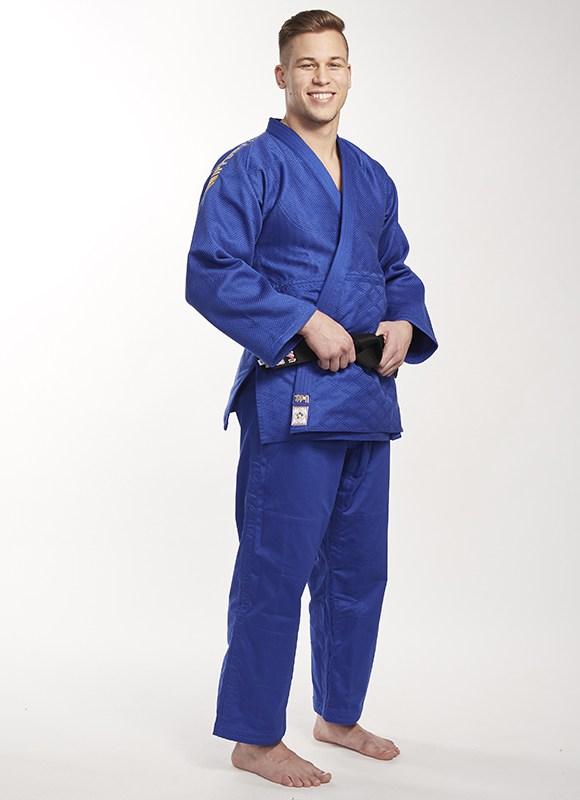 Куртка дзюдо IPPON GEAR Legend IJF Slim Fit синий 160 JJ690SB - фото 1 - id-p165363279