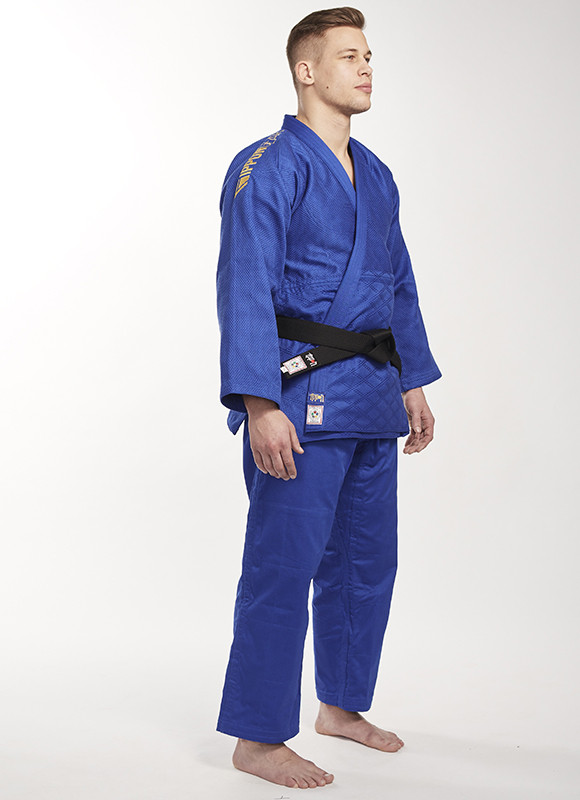 Куртка дзюдо IPPON GEAR Legend IJF Slim Fit синий 160 JJ690SB - фото 4 - id-p165363279