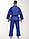 Куртка дзюдо IPPON GEAR Legend IJF синий 160 JJ690B, фото 2