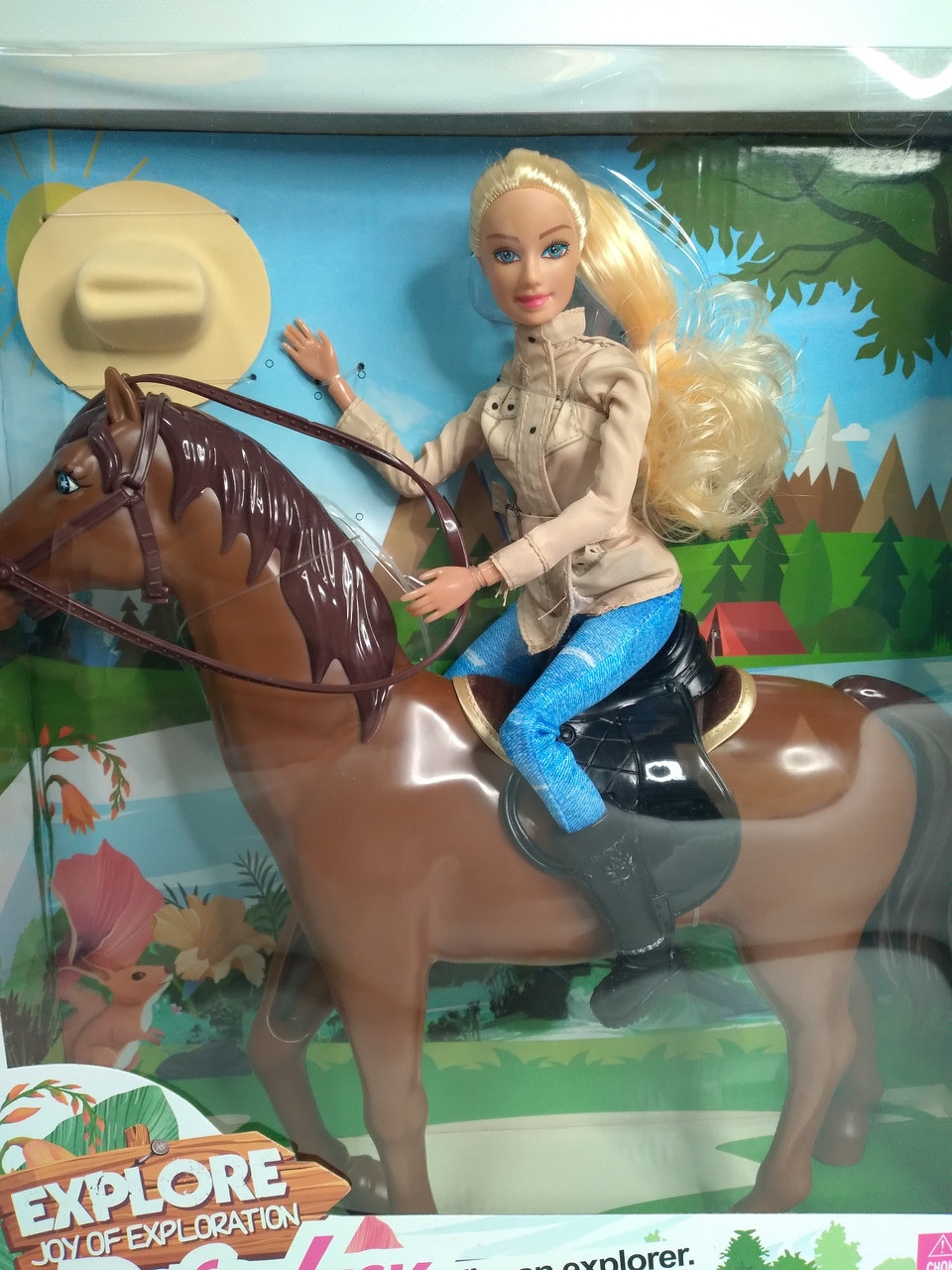 Кукла Defa Lucy Mounted Police с лошадью 8420 - фото 4 - id-p165363994