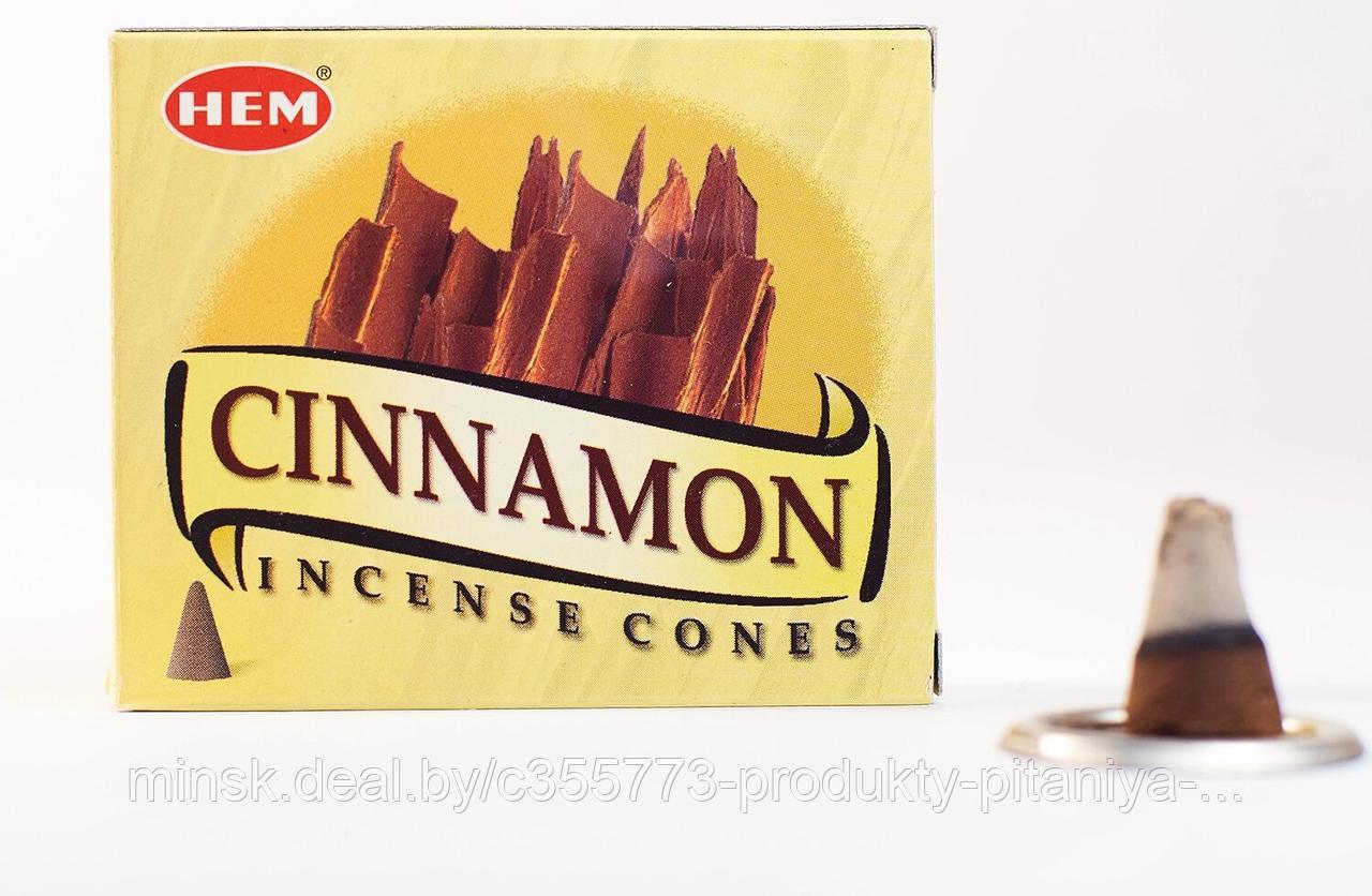 Благовония HEM Корица (Cinnamon), 10 конусов - фото 1 - id-p49425587