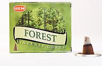 Благовония HEM Forest (Лес), 10 конусов