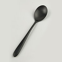 Ложка столовая ,покрытие PVD,черный матовый цвет,серия "Alessi-Black" P.L.