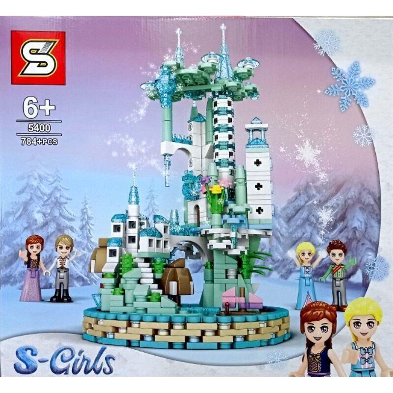 Конструктор Дворец Эльзы и Анны, sy5400 аналог LEGO Disney Princess Frozen, фото 1