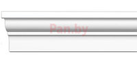Плинтус потолочный из полиуретана Декомастер DP 18F гибкий (59*48*2400мм)