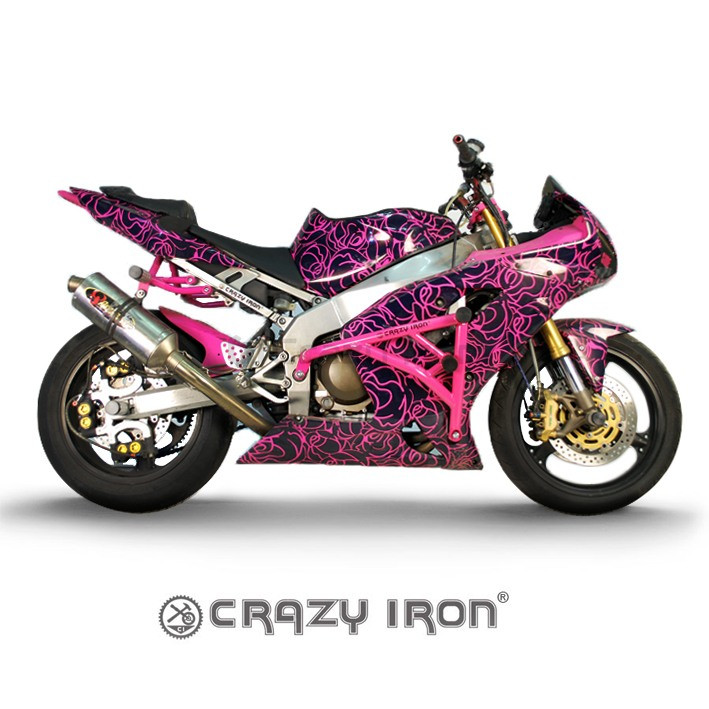 Клетка демпферная DAMPER KAWASAKI ZX-6R `03-`04 "CRAZY IRON"