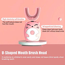 Электрическая зубная щетка U-образной формы Smart U-Shaped Children's Toothbrush, фото 3