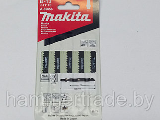 Makita пилки для лобзика 105 мм, дерево/пластик, 5 штук