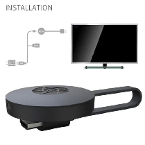 Беспроводной дисплей ТВ адаптер Cromecast Хромкаст Wi-fi HDMI 4K, фото 2