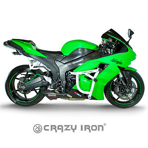 Клетка демпферная DAMPER KAWASAKI ZX-6R `07-`08 "CRAZY IRON"