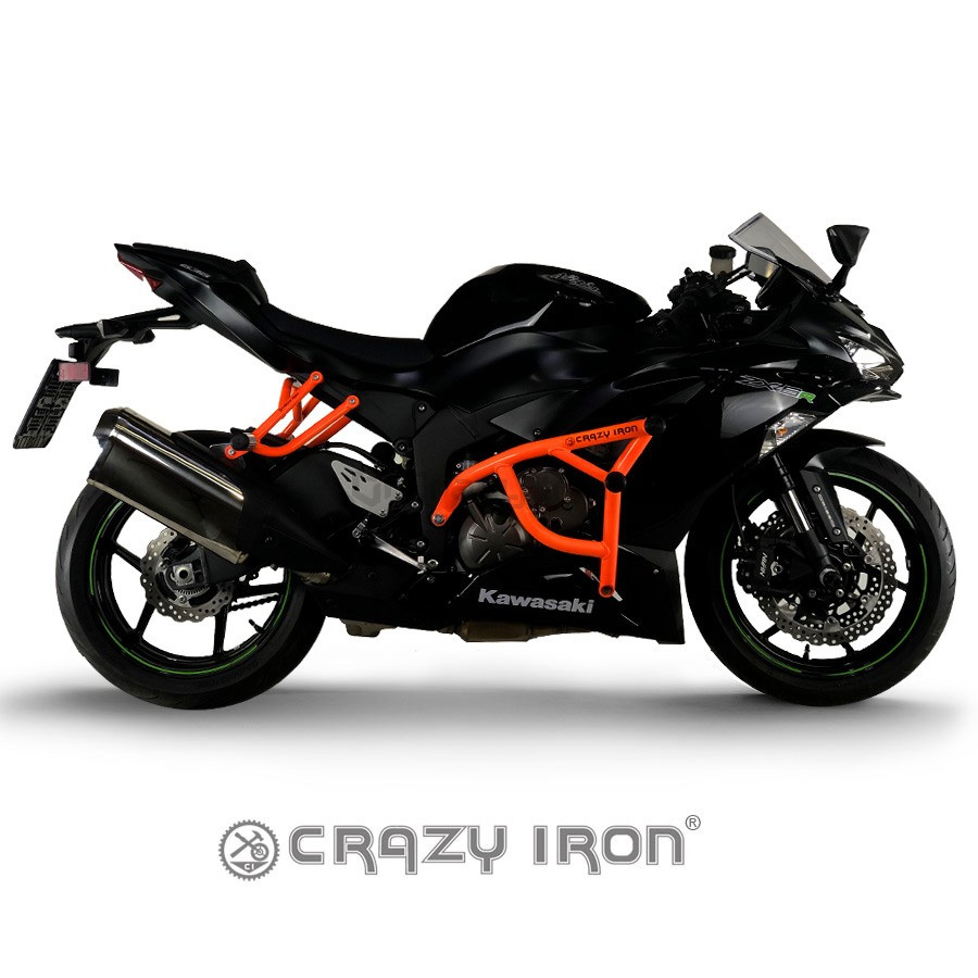 Клетка демпферная DAMPER KAWASAKI ZX-6R `09-`18, ZX-6R 636 `13-`20 "CRAZY IRON"