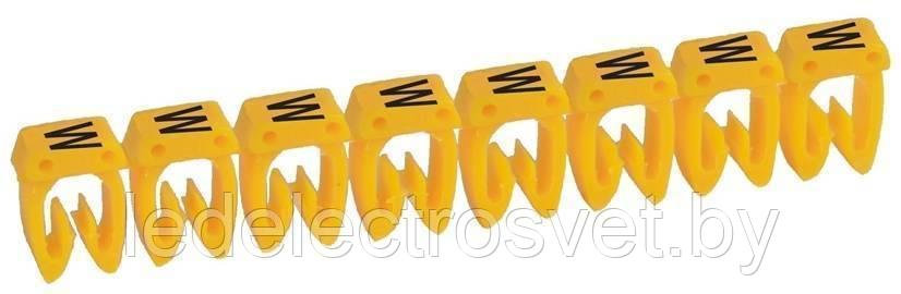 Маркер CAB3 d=1.5-2.5mm - "W" (упак.300 шт)