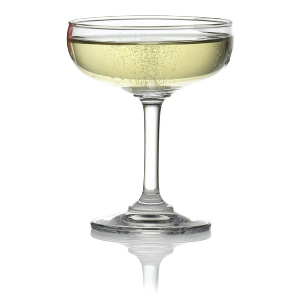 Бокал для шампанского (блюдце) "Classic" 135мл h108мм d87мм, стекло - фото 1 - id-p161182671