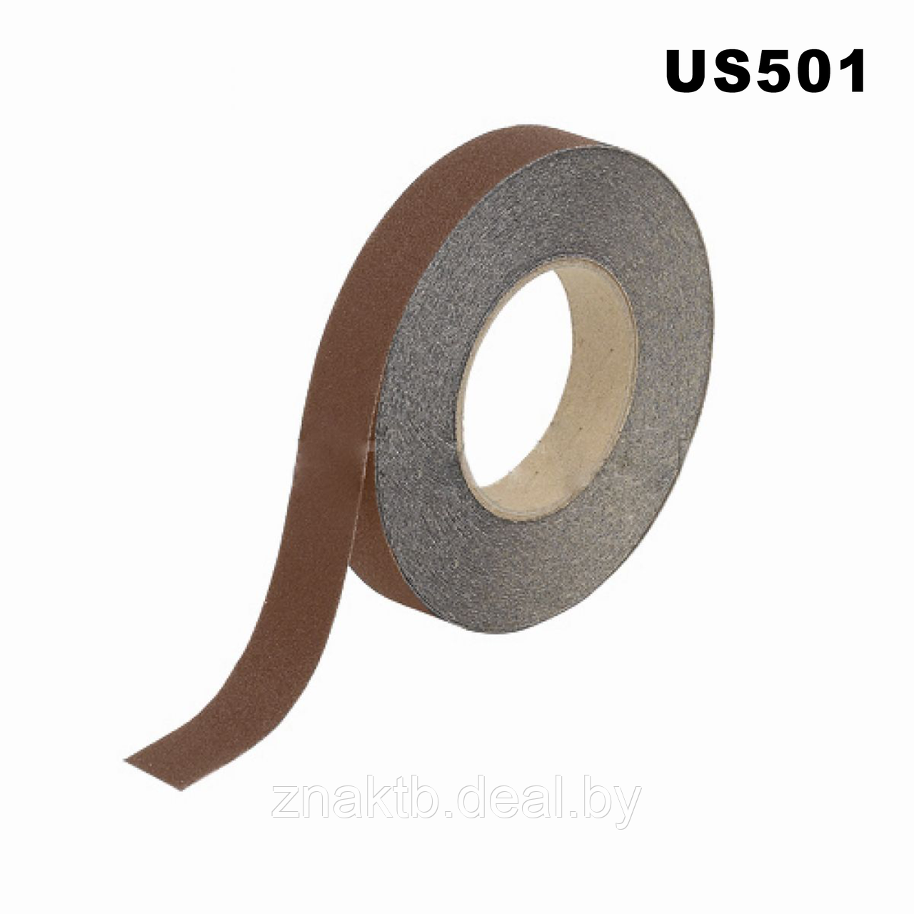 Лента противоскользящая US501 коричневая 25 мм*18,3 м - фото 1 - id-p165395411