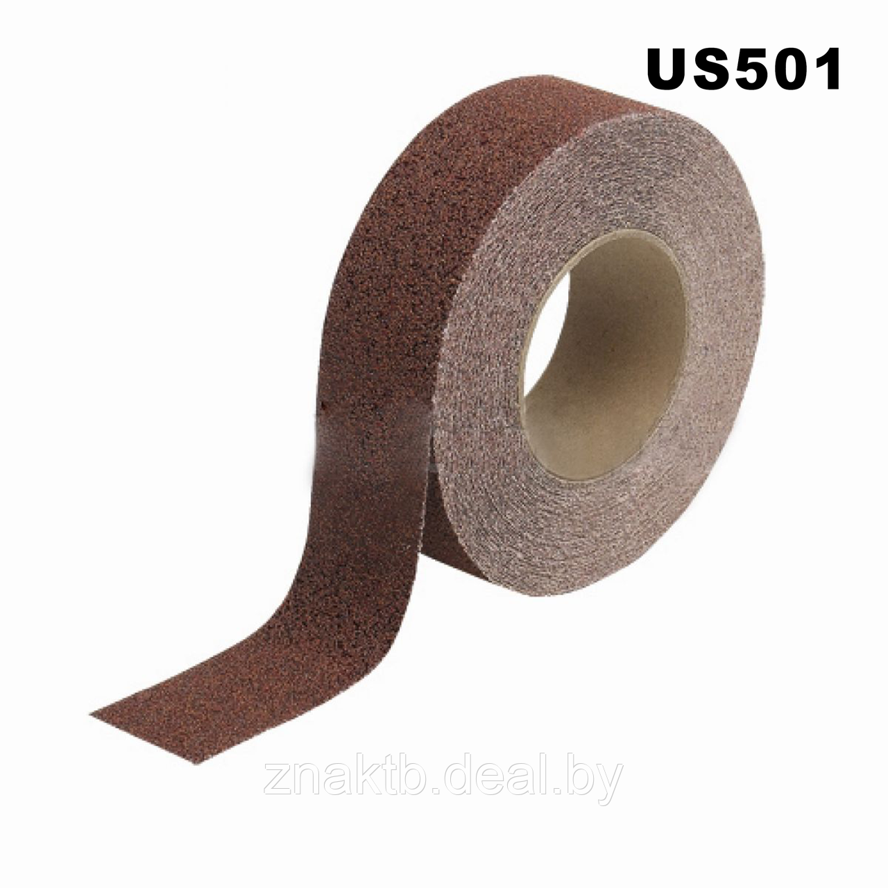 Лента противоскользящая US501 коричневая 50 мм*18,3 м - фото 1 - id-p136454809