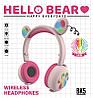 Беспроводные Bluetooth наушники Hello Bear BK-5 с подсветкой, фото 7