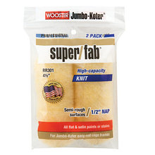 Мини-валик малярный SUPER/FAB® JUMBO-KOTER (набор 2 шт.) RR300 Ширина 11.43 Ворс 0.95 см