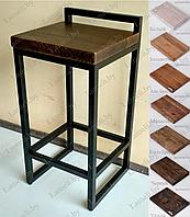 Барные стулья "Куб барный С" из массива ДУБА. Выбор цвета и размера., фото 1