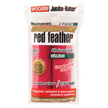 Мини-валик малярный JUMBO-KOTER® RED FEATHER (набор 2 шт.) RR311 Ширина 11.43 Ворс 0.63 см
