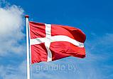 Флаг Дании 75х150 (Датский), фото 4