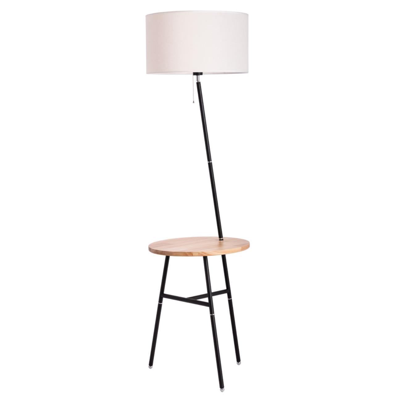 Торшер с полкой Arte Lamp Combo A9202PN-1BK