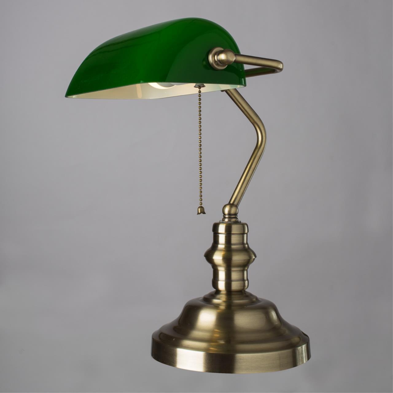 Кабинетная настольная лампа Arte Lamp BANKER A2492LT-1AB - фото 2 - id-p165424705