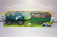 Синий трактор с домашними животными, арт. 0488-316Q