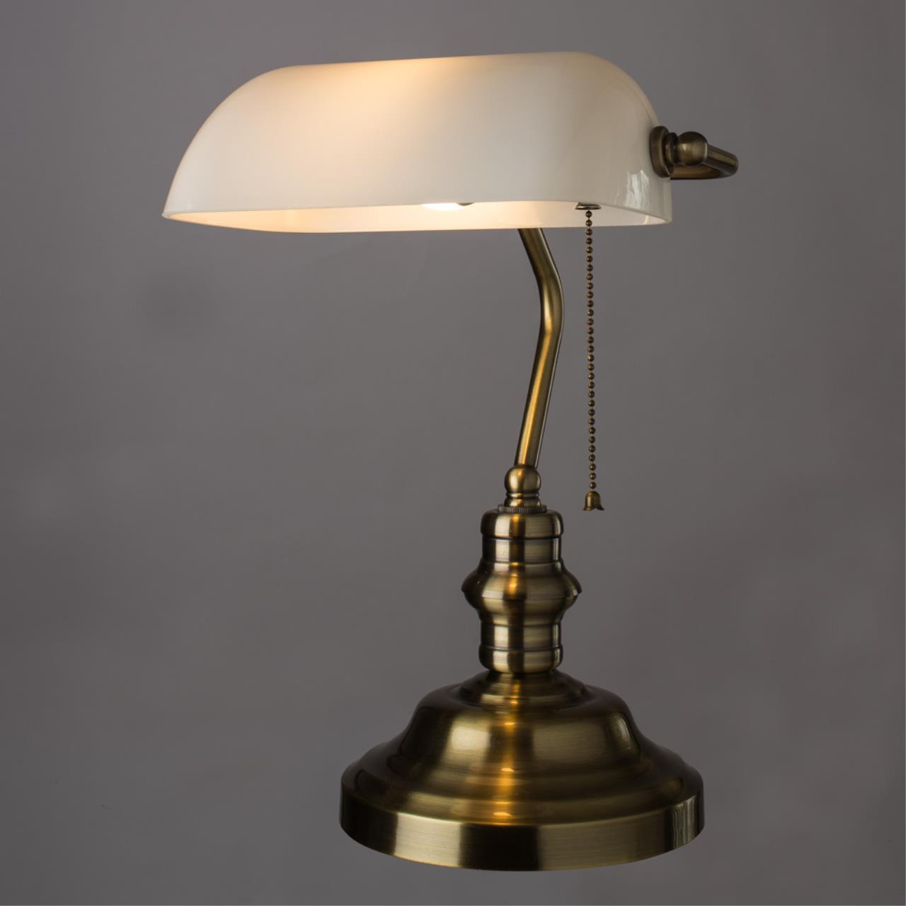 Кабинетная настольная лампа Arte Lamp BANKER A2493LT-1AB - фото 2 - id-p165429667
