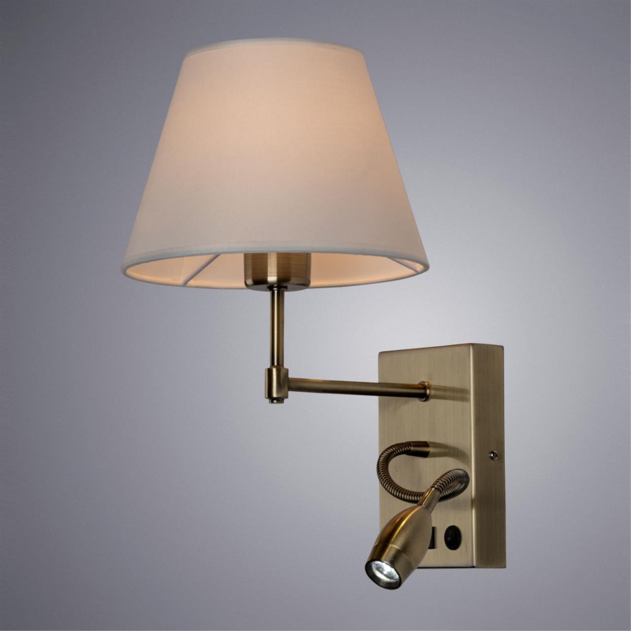 Бра с подсветкой Arte Lamp Elba A2581AP-2AB - фото 2 - id-p165429688