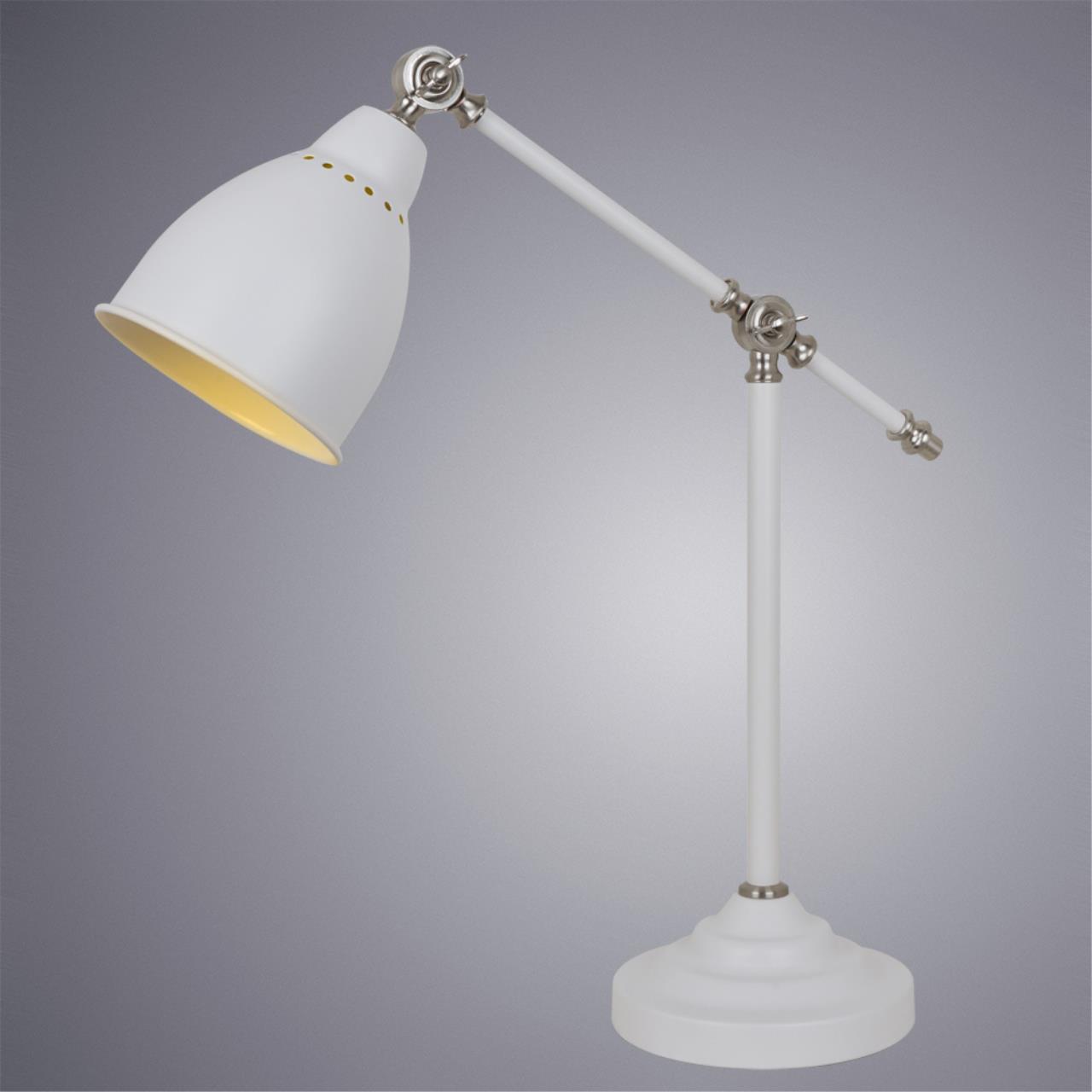 Офисная настольная лампа Arte Lamp BRACCIO A2054LT-1WH - фото 2 - id-p165436263