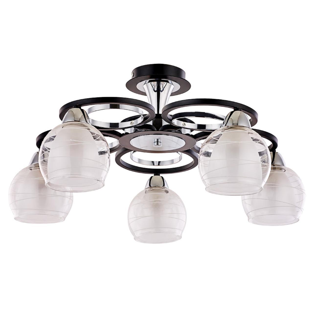 Потолочная люстра Arte Lamp Ginevra A1604PL-5BK