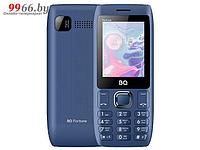 Кнопочный сотовый телефон BQ 2450 Fortune синий мобильный