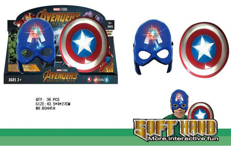 Игровой набор "Капитан Америка", маска+ щит, арт.B0441H