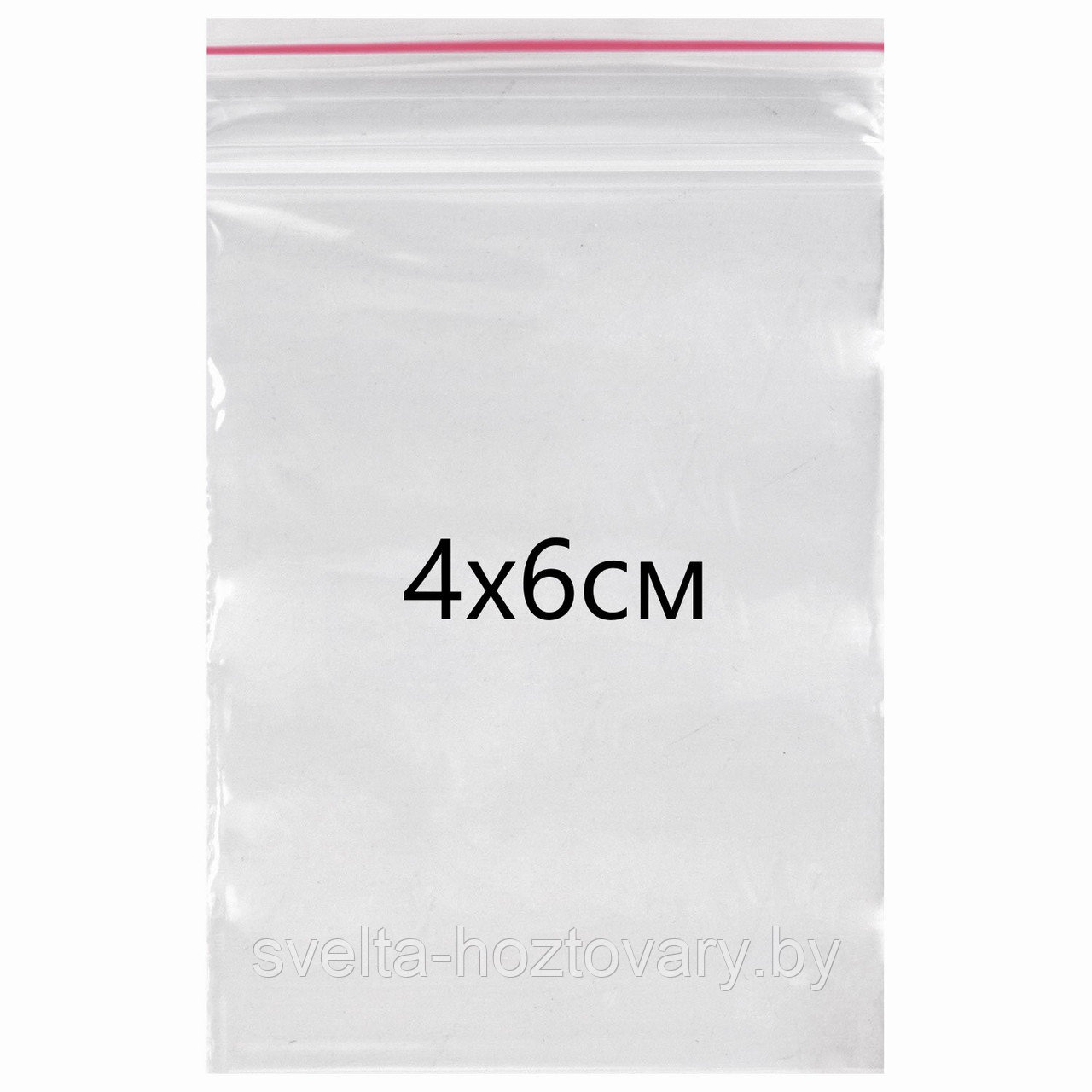 Пакеты с замком zip-lock (грипперы) 4х6см (упаковка 100шт)
