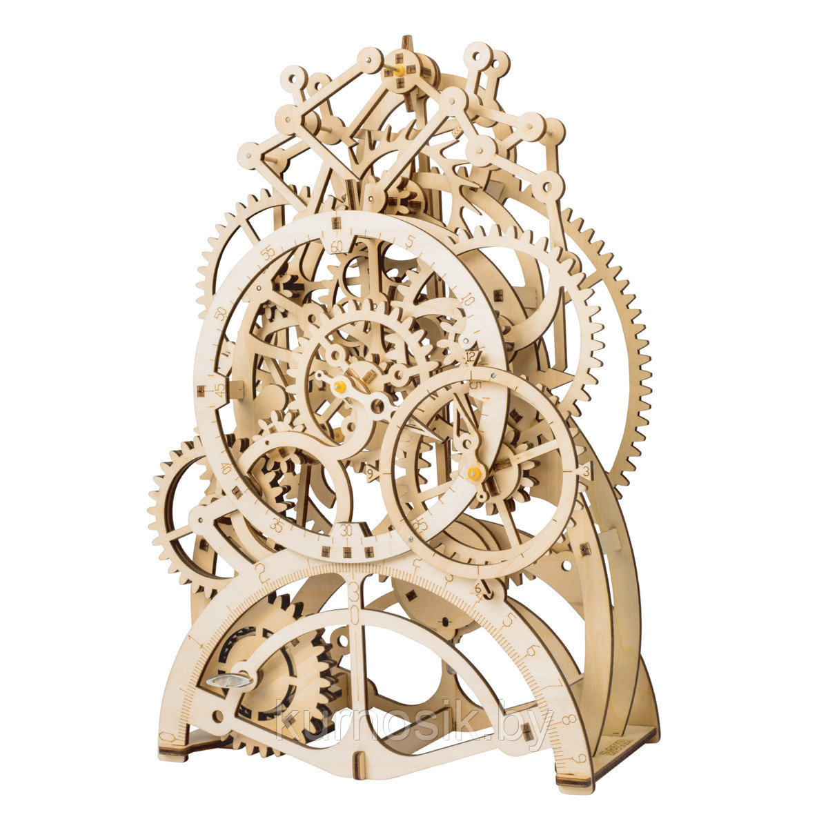 Деревянный 3D конструктор Robotime Mechanical Pendulum Clock (LK501) - фото 1 - id-p165478075