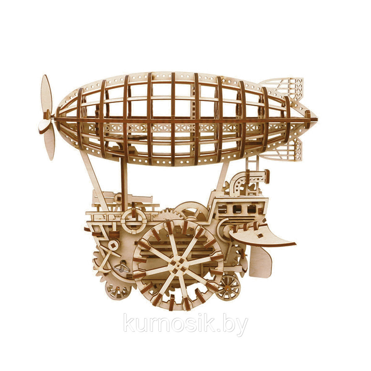 Деревянный 3D конструктор Robotime Дирижабль (LK702) - фото 1 - id-p165478080