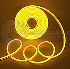 Неоновая светодиодная лента Neon Flexible Strip с контроллером / Гибкий неон 5 м. Белый, фото 3