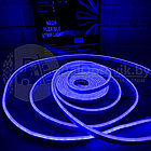 Неоновая светодиодная лента Neon Flexible Strip с контроллером / Гибкий неон 5 м. Голубой, фото 5