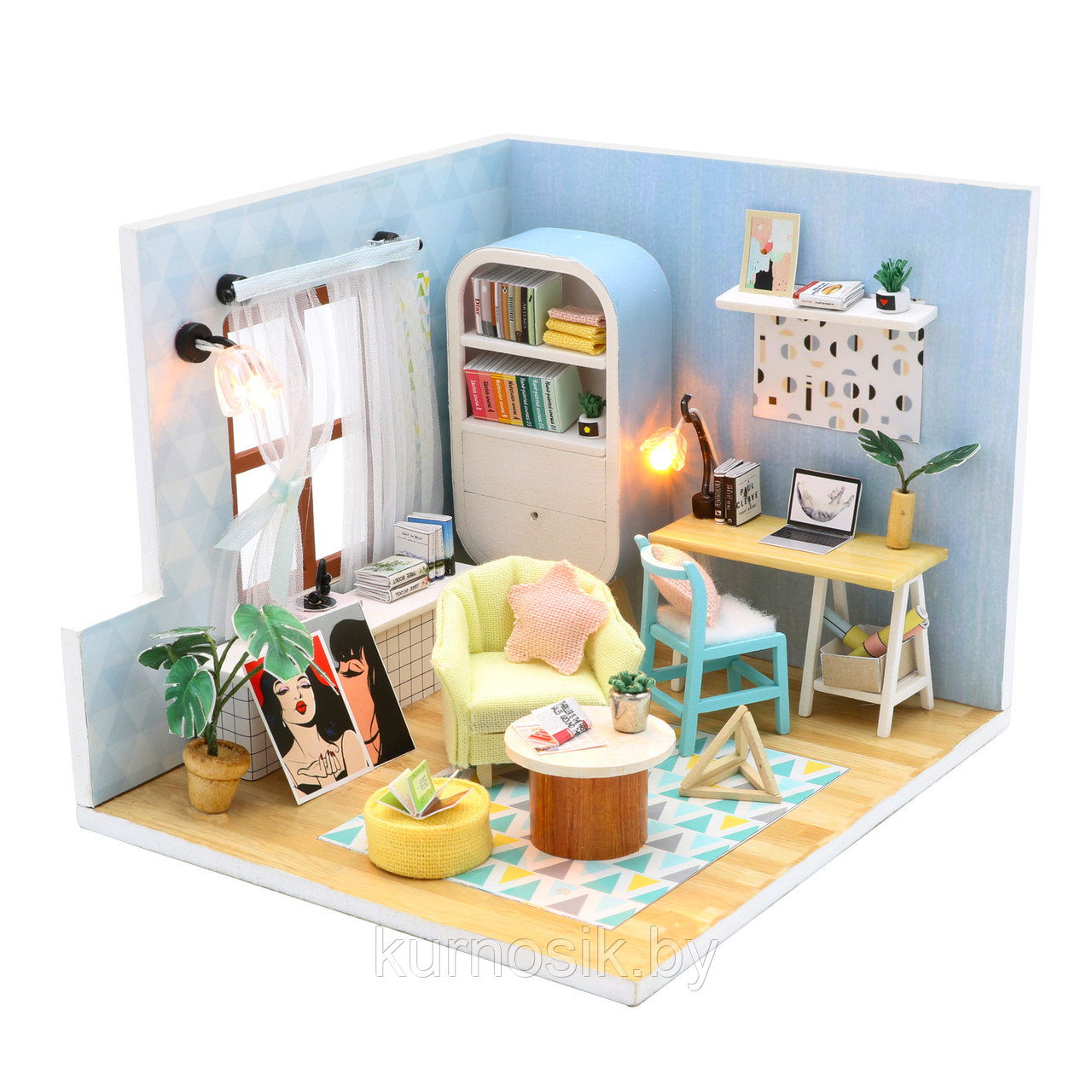 Румбокс Hobby Day Mini House В стиле "Ретро" (S903)