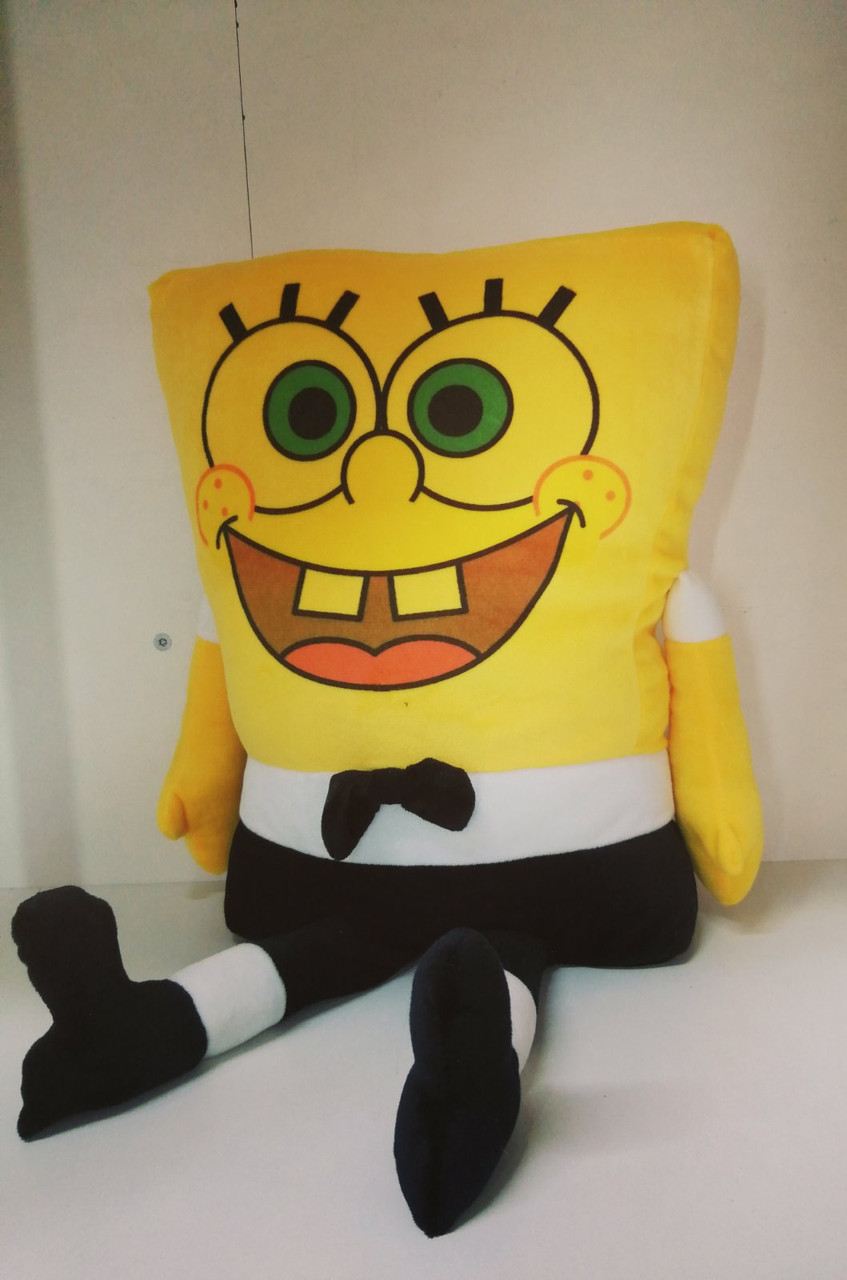 Мягкая игрушка Губка Боб большой 50 см Губка Боб-Спанч Боб-Sponge Bob - фото 1 - id-p165478368