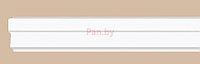 Плинтус потолочный из полиуретана Декомастер 97600 (75*15*2400мм)