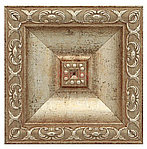 Вставка декоративная из пенополистирола Декомастер Венецианская бронза D207-127 (100х100х22мм)