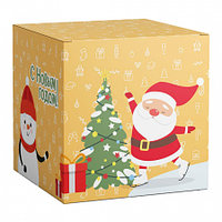 Коробка под кружку Бежевый Дед Мороз