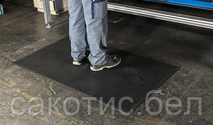 Антискользящий резиновый коврик 90*150 см (толщина 7 мм) - фото 3 - id-p165489278
