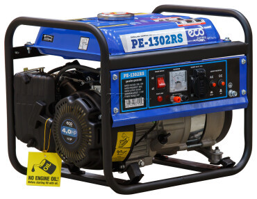 Электростанция (генератор бензиновый) ECO PE-1302RS (1.1 кВт, 230 В, бак 6.0 л, вес 23 кг)