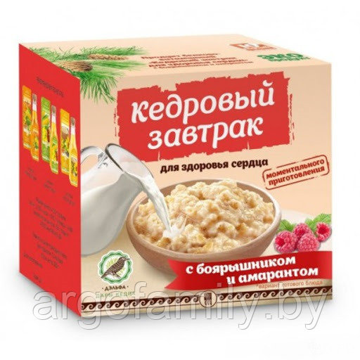 Продукт белково витаминный «Кедровый завтрак» 40 г. (для сердца гипертония, атеросклероз, дистония, ишемия) - фото 1 - id-p136267948