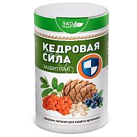 Кедровая сила Защитная 237 г. (иммунитет, простуда, грипп, бронхит, воспаление легких, отхаркивающее, вирусы)