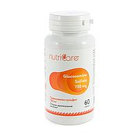 Глюкозамин Сульфат 750мг США 60 шт. (для суставов, хрящей, артрит, артроз, межпозвоночные грыжи, остеопороз)