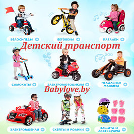 Детский транспорт (беговелы, самокаты, велосипеды, скейты, ролики, мотобайки, электромобили,каталки)